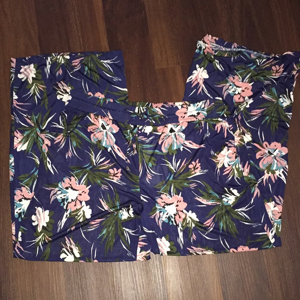 Beach Break Multi Color Fun Print Beach Pool Swim Pants NWT